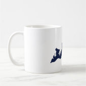 Mug de l'île des Pêcheurs - Bleu (Gauche)