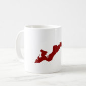 Mug de l'île des Pêcheurs - Rouge (Devant gauche)