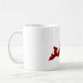 Mug de l'île des Pêcheurs - Rouge (Gauche)