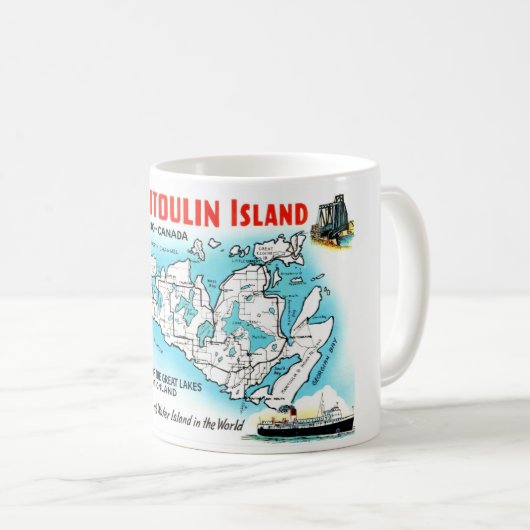 Mug de l'île Manitoulin Canada (Devant droit)