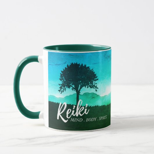 Mug de l'instructeur de médiation de Reiki Naturel (Gauche)