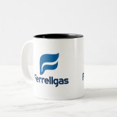 Mug de logo à deux tons (Devant gauche)