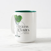 Mug de logo à deux tons 15 oz (Devant gauche)