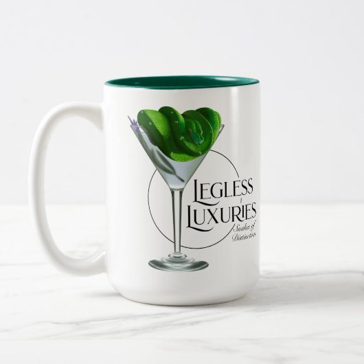 Mug de logo à deux tons 15 oz (Gauche)