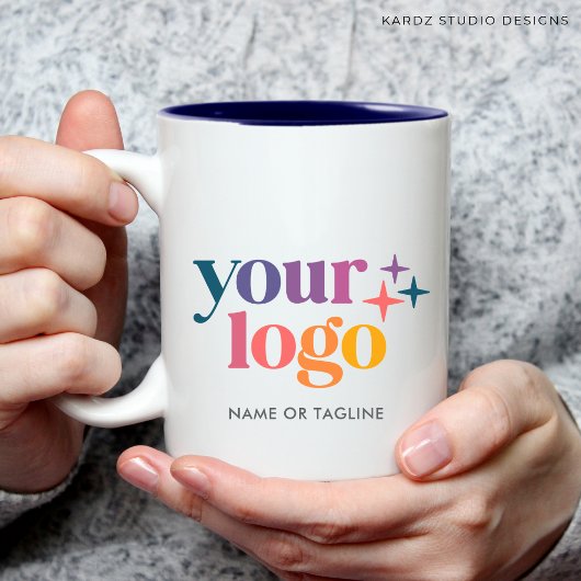 Mug de logo commercial Promo personnalisé