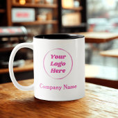 Mug de logo féminin rose