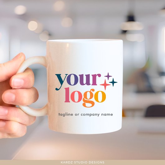Mug de logo minimal personnalisé de l'entreprise