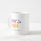 Mug de logo minimal personnalisé de l'entreprise (Devant gauche)