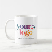 Mug de logo minimal personnalisé de l'entreprise (Gauche)
