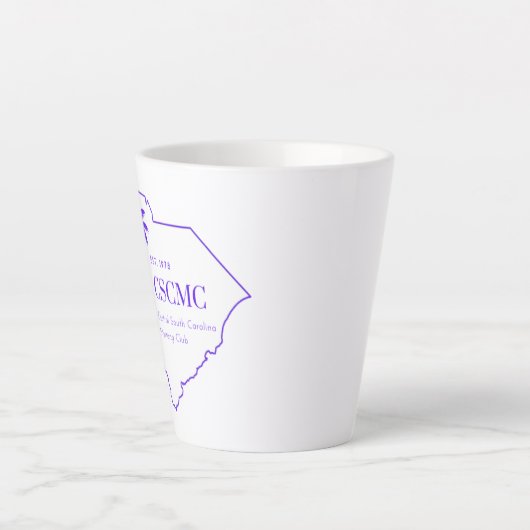 Mug de logo violet CSCMC (Devant)