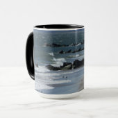 Mug De longues promenades hivernales sur la plage (Devant gauche)