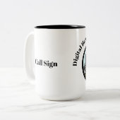 Mug de l'opérateur radio de jambon numérique (Devant gauche)