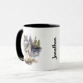 Mug de loup amérindien (Devant gauche)