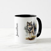 Mug de loup amérindien (Devant droit)