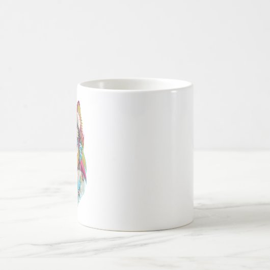 Mug de loup coloré (Centre)
