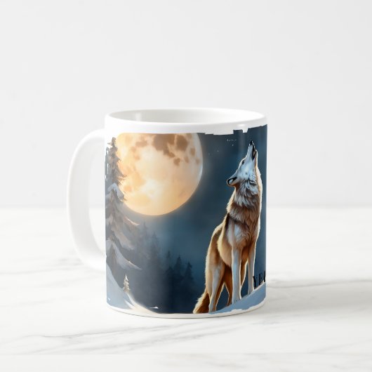 Mug de loup de Yellowstone (Devant gauche)