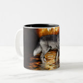 Mug de loup gris survivant (Devant gauche)