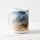 Mug de loups de Yellowstone (Devant gauche)