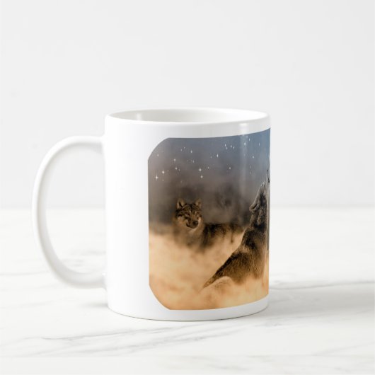 Mug de loups de Yellowstone (Gauche)
