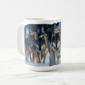 Mug de loups de Yellowstone (Devant gauche)