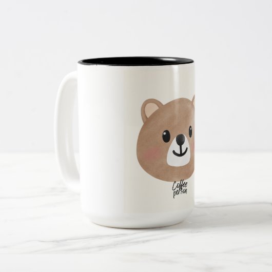 Mug de l'Ours Lover au café (Devant gauche)