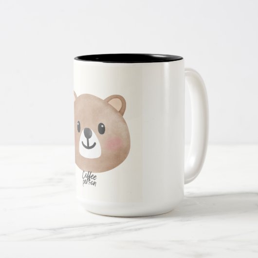 Mug de l'Ours Lover au café (Devant droit)