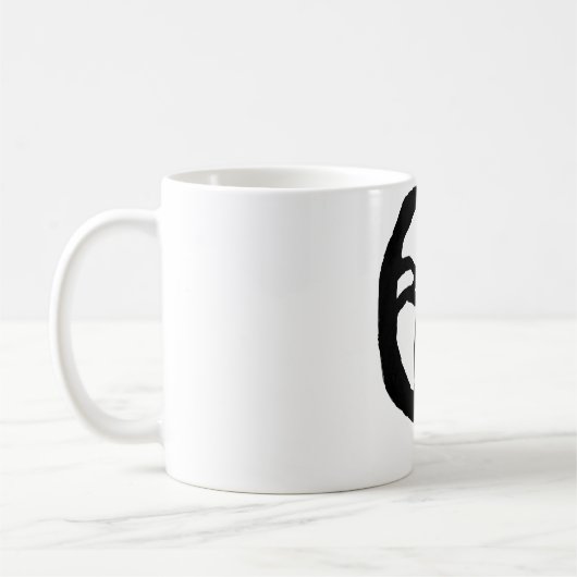 Mug de lune foncée (Gauche)