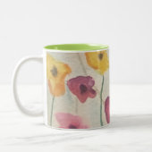 Mug de luxe en fleurs colorées (Gauche)