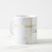 Mug de Luxe "Vous êtes la plus belle bénédiction (Devant gauche)