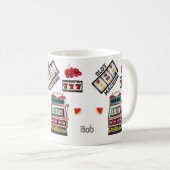 Mug de machine à sous du casino (Devant droit)