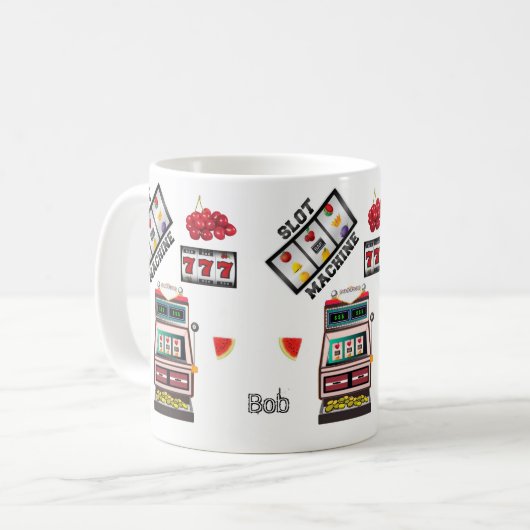 Mug de machine à sous du casino (Devant gauche)