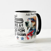 Mug de maman Beagle personnalisée (Devant droit)