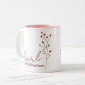 Mug de maman personnalisée avec le nom de maman-Me (Devant gauche)