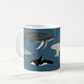 Mug de mammifères marins / tasse (Devant gauche)
