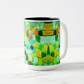 Mug de mania mosaïque (Devant droit)