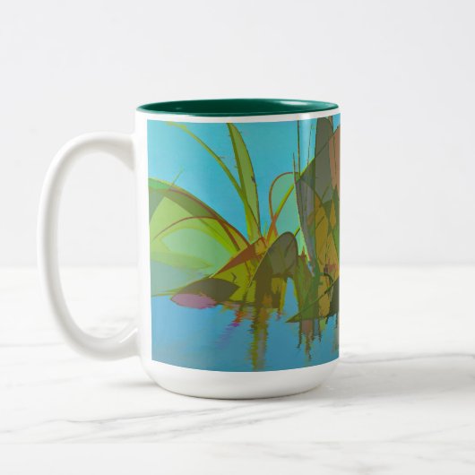 Mug de marais Abstrait (Gauche)