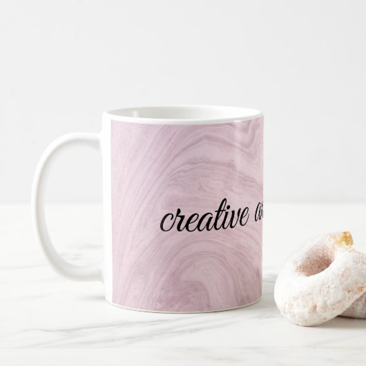 Mug de marbre créatif et imaginaire des filles  (Avec donut)