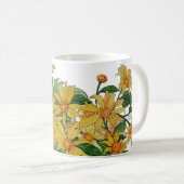 Mug de marguerite jaune (Devant droit)