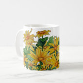 Mug de marguerite jaune (Devant gauche)