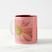 Mug de marguerite rose africaine (Devant gauche)