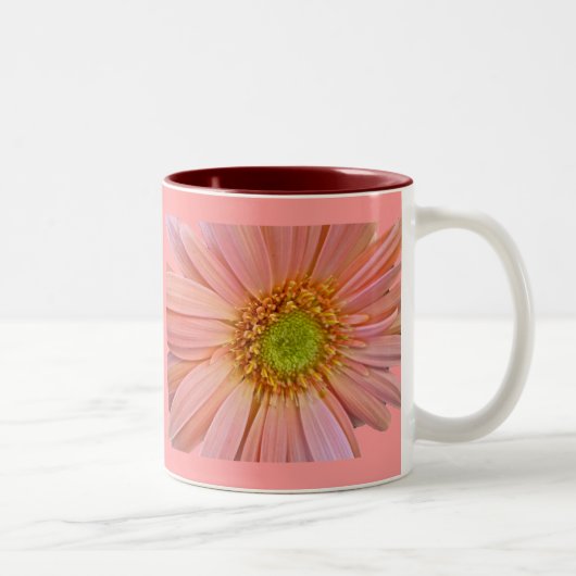 Mug de marguerite rose africaine (Droit)