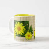 Mug de marguerites jaunes (Devant gauche)
