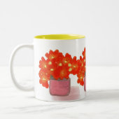 Mug de marguerites peintes (Gauche)