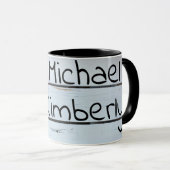 Mug de Mariage Combo Personnalisé 11oz Par Zazz_it (Devant droit)