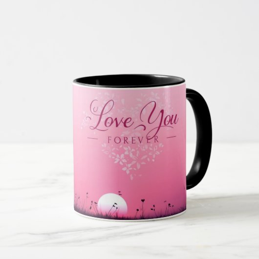 Mug de mariage, d'anniversaire | Cadeau de Saint-V (Devant droit)
