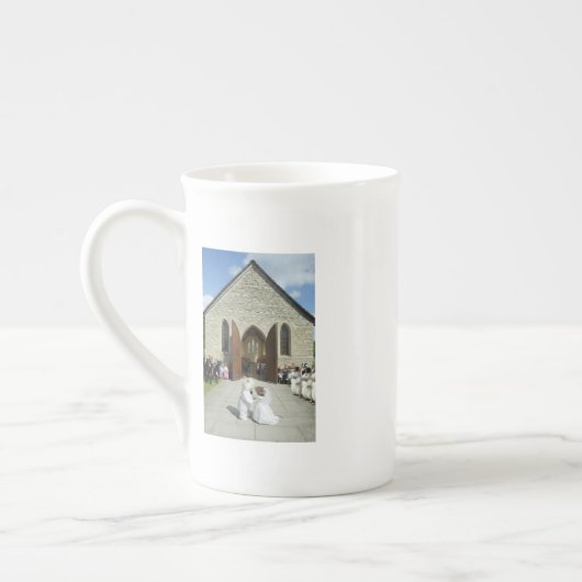 Mug de mariage de chat et de souris fantaisistes (Gauche)