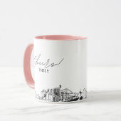 Mug de mariage personnalisé de Jacksonville (Devant gauche)
