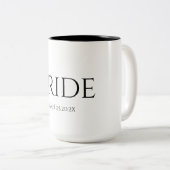 Mug de mariée classique (Devant droit)