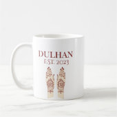 Mug de mariée de Dulhan avec année (Gauche)