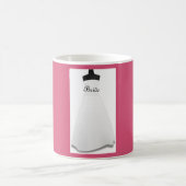 Mug de mariée Mariage rose et blanc (Centre)
